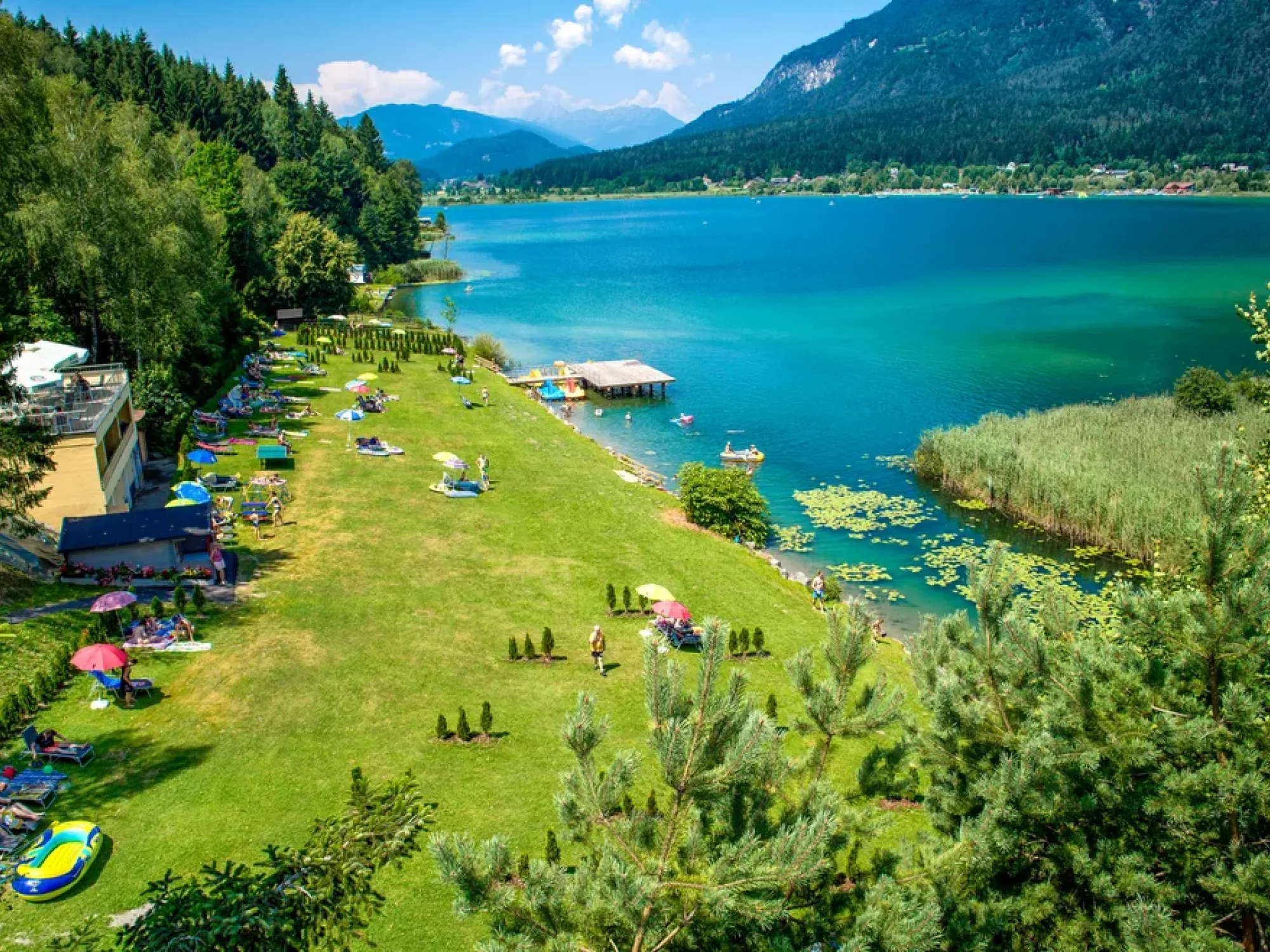 Chalet Presseggersee op 5 minuten lopen van de Presseggersee en de uitvalsbasis voor 950 km. MTB plezier